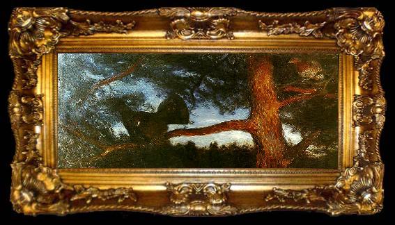 framed  bruno liljefors tjadrar i morgonljus, ta009-2